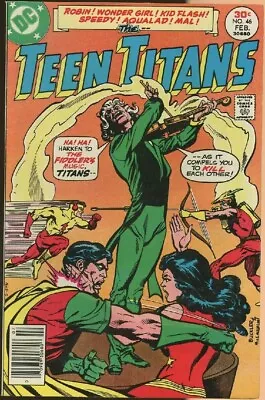 Buy Teen Titans #46 (1977) Fn/vf 7.0    The Fiddler's Concert Of Crime!  • 15£