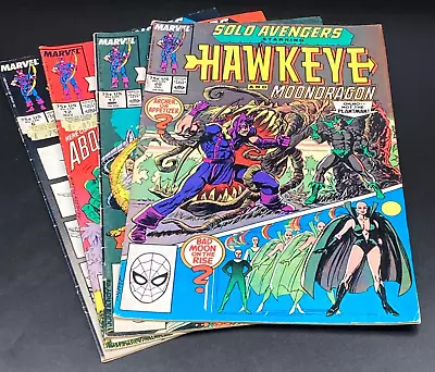 Buy Hawkeye Solo Avengers Bundle Issue # 6 12 17 20  Marvel 4 Comics 1988 • 11.99£