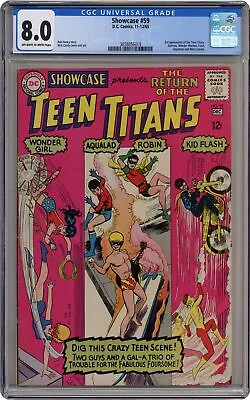 Buy Showcase #59 CGC 8.0 1965 3858856019 • 244.63£