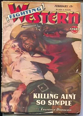 Buy Fighting Western--February 1945--Pulp Magazine--Trojan--VG/FN • 106.78£