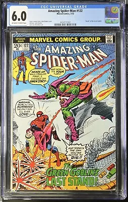 Buy Amazing Spider-Man #122  CGC 6.0 (1973)  Death Of Green Goblin - Marvel Key! • 209.68£