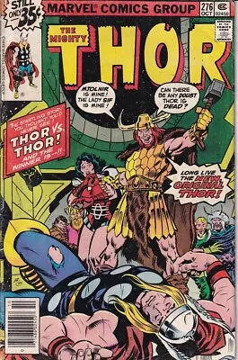 Buy 43360: Marvel Comics THOR #276 Fine Minus Grade • 6.17£