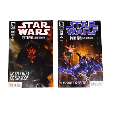 Buy Star Wars Darth Maul: Son Of Dathomir Dark Horse Comics Issue #1-2, RARE • 38.99£