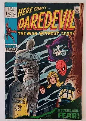Buy Daredevil #54 (1st App Of Mr.Fear!) Silver Age 1968 • 14£