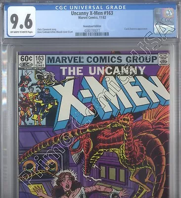 Buy PRIMO:  UNCANNY X-MEN #163 Newsstand 1982 Marvel Comics CGC 9.6 NM+ • 46.64£