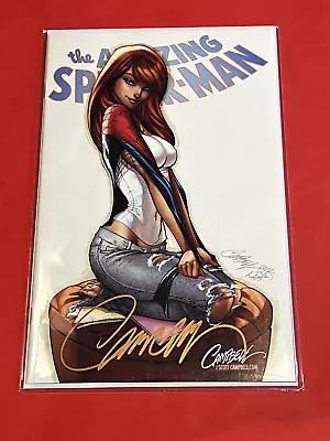Buy AMAZING SPIDER-MAN #14B VARIANT ~ SIGNED BY J. SCOTT CAMPBELL W/COA ~ Marvel • 200£