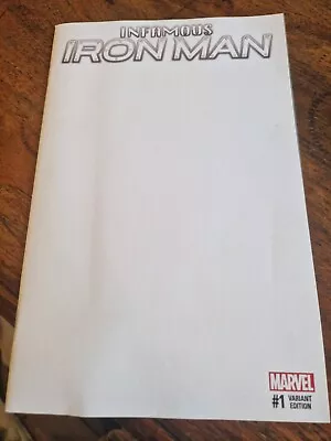 Buy Infamous Iron Man #1 Blank Sketch Variant First Printing 2016 The Rise Of Doom • 2£