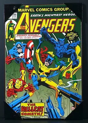 Buy AVENGERS #144 Comic Book Cover Wood Plaque Marvel IRON MAN BEAST CAPTAIN AMERICA • 46.59£