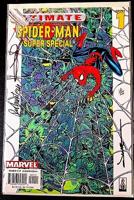 Buy ULTIMATE SPIDER-MAN SUPER SPECIAL #1 NM DYNAMIC FORCES SIGNED X 3 Marvel 68/199 • 14.99£