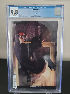 Buy Catwoman #9 Cgc 9.8 Graded 2019 Dc Comics Stanley Artgerm Lau Variant Cover • 62.12£