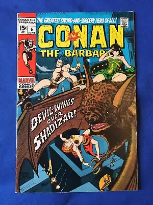 Buy Conan The Barbarian #6 VFN- (7.5) MARVEL ( Vol 1 1971) Barry Smith Art • 56£
