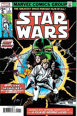 Buy Marvel Star Wars #1 Facsimile Edition Signed By Howard Chaykin 92/125 • 77.79£