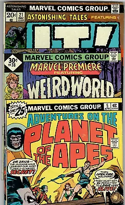 Buy Astonishing Tales # 21 (1973) Marvel Premiere # 38 (1977) Planet Of The Apes #5 • 7.76£