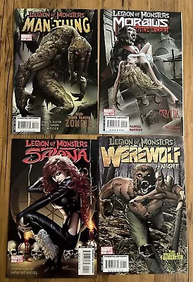 Buy Legion Of Monsters 4 X One-Shots Marvel 2007 Morbius Satana Man-Thing Werewolf • 39.99£