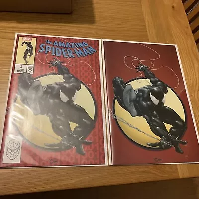 Buy Amazing Spiderman #1 LGY 895 TRADE Clayton Crain #300 Trade And Virgin Set • 110£