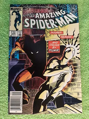 Buy AMAZING SPIDER-MAN #256 NM NEWSSTAND Canadian Price Variant Key 1st Puma RD6794 • 35.72£