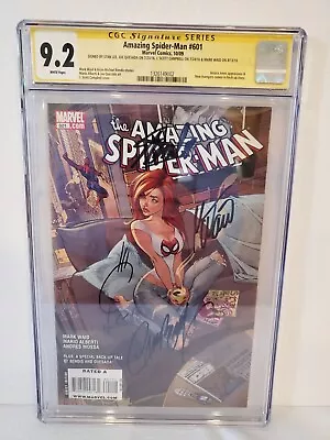 Buy Amazing Spider-Man #601 CGC Campbell Cover Stan Lee Signature Plus 3 Others • 1,087.25£