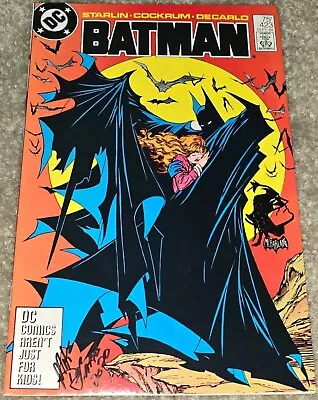 Buy 1 Batman 423 Signed Remark Mike DeCarlo Inker Iconic Cover 9/1988 Todd McFarlane • 139.78£