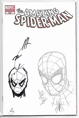 Buy Amazing Spider-Man #648 Sketch Blank -Signed/Original Art- Romita Jr & Quesada • 310.64£