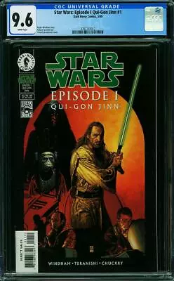 Buy STAR WARS: EPISODE I QUI-GON JINN #1 Cgc 9.6 • 174.99£