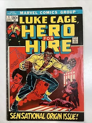 Buy Luke Cage, Hero For Hire #1, Jun 1972, Bronze, VG/FN (5.0), Marvel #RN [A] • 124.25£