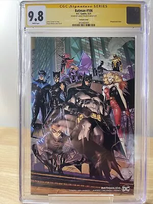 Buy Batman#106 CGC 9.8 Wraparound VC 1st Miracle Molly Signed By James Tynion IV • 155.32£