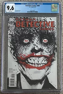 Buy Detective Comics #880 CGC 9.6 NM+ Iconic Jock Joker Cover Gem Batman 2011 • 174.74£