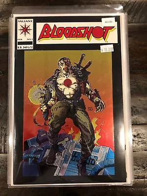 Buy Bloodshot #1 1993 Grade 9.9/10 MINT FROM SEALED CASE 1st Solo Valiant Comic Book • 7.76£
