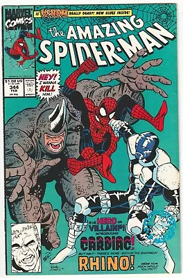 Buy Amazing Spider-Man #344 ~ 1st Cletus Kasady ~ Marvel 1991 • 7.77£