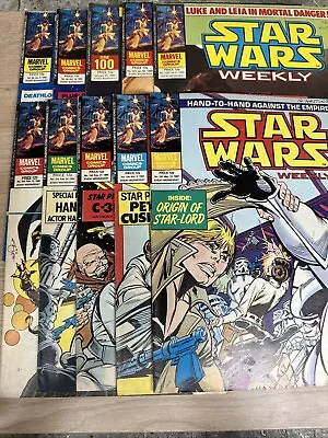 Buy Star Wars Weekly-British Editions #98 - #107 TEN ISSUE JOB LOT GOOD - VG !!!!!! • 45£