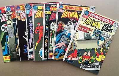 Buy BRAVE And The BOLD Run 95 96 97 98 99 100 101 102 Lot X8 BATMAN High-grade 7.5+ • 154.82£