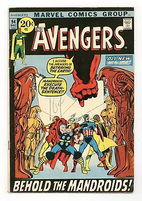 Buy Avengers #94 VG 4.0 1971 • 13.59£