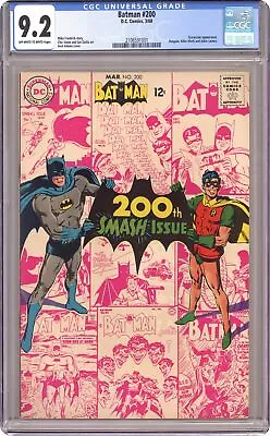 Buy Batman #200 CGC 9.2 1968 2106591001 • 322.29£