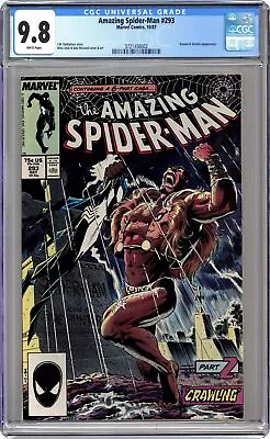 Buy Amazing Spider-Man #293D CGC 9.8 1987 3721456002 • 116.49£