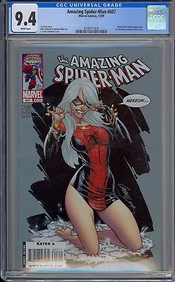 Buy Amazing Spider-man #607 Cgc 9.4 Classic Campbell Black Cat Cover • 143.67£