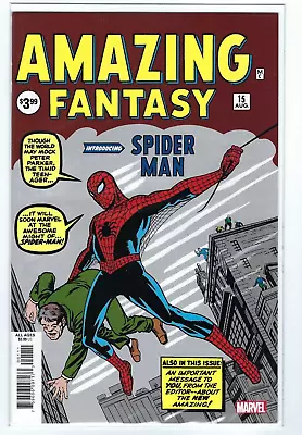 Buy Amazing Fantasy #15 REPRINT Facsimile Edition Marvel Comics 2019 1st Spider-Man • 46.59£