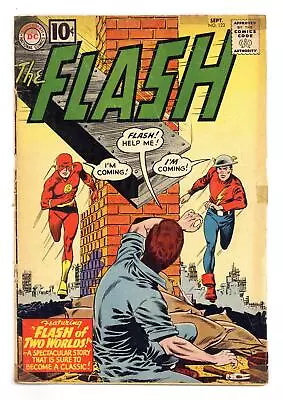 Buy Flash #123 GD 2.0 1961 1st SA App. Of GA Flash, 1st Mention Of Earth-2 • 640.70£