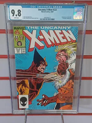 Buy UNCANNY X-MEN #222 (Marvel Comics, 1987) CGC Graded 9.8  ~ WHITE Pages • 97.08£