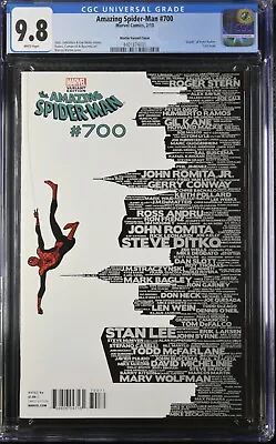 Buy Amazing Spider-man #700, 9.8 CGC NM/M, Martin Skyline Cover • 151.71£