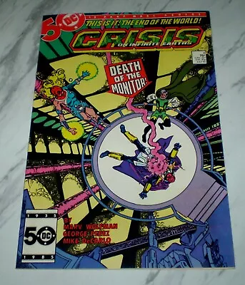 Buy Crisis On Infinite Earths #4 NM/MT 9.8 White Pages 1985 DC Death Of The Monitor • 31.06£