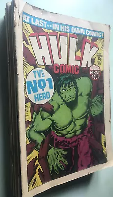 Buy Hulk Comic - Low Grade 31 Issues (Marvel UK) • 5£