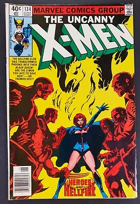 Buy Uncanny X-Men #134 Jean Grey Becomes Dark Phoenix Marvel Comics 1980 • 46.68£