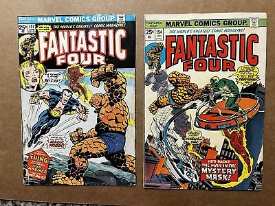 Buy Fantastic Four 147, 154; 2 Issue Lot • 10.68£