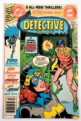 Buy Detective Comics #489 (1980) / Vf / Batgirl Robin Newsstand Batman • 11.57£