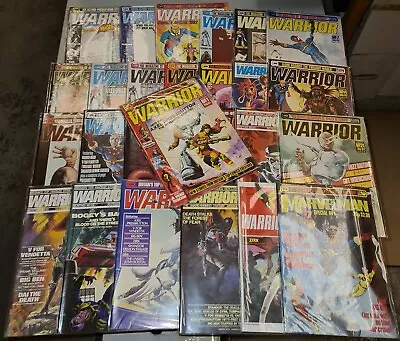 Buy Warrior Magazine 1-26 Plus + Special Full Set British Monthly 1st V For Vendetta • 399.99£