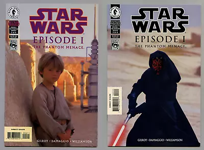 Buy Star Wars Episode 1 Phantom Menace #2 And #3 Photo Covers 1st Darth Maul Vf- • 19.38£