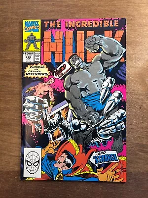 Buy Incredible Hulk 370 Marvel Comics Peter David Dale Keown Defenders Strange 1990 • 3.11£
