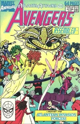 Buy Free P & P; Avengers Annual #18, 1989:  Atlantis Attacks  • 4.99£