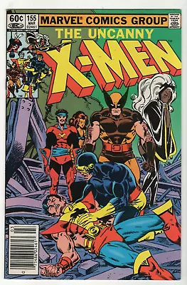Buy Uncanny X-Men # 155 (Marvel)1982 - 1st The Brood/Brood Queen - VF  Newsstand • 8.74£