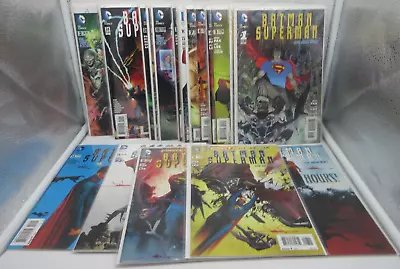 Buy Batman/Superman 1-25, 31, 32, Annual 1,2 (2013) NM- #8,9,12,13,14 Signed Jae Lee • 27.17£